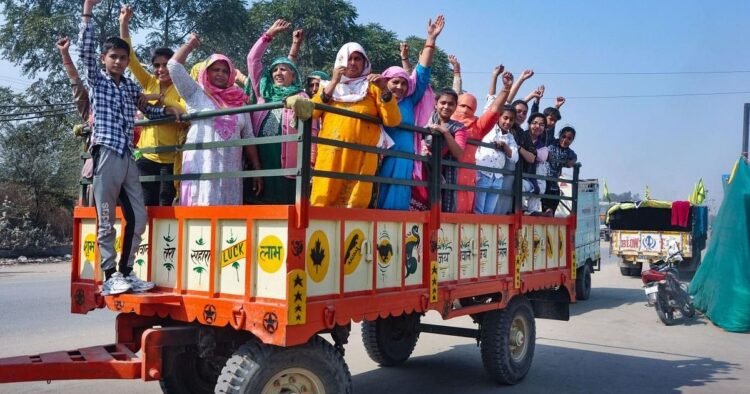 Haryana seals Punjab borders to block farmers march suspends internet